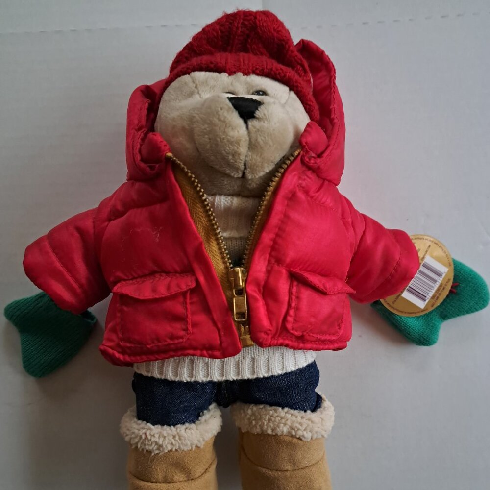 2006 Starbucks Bearista Coat Boots Mittens Cap 51st Ed 10" Plush Stuffed Bear